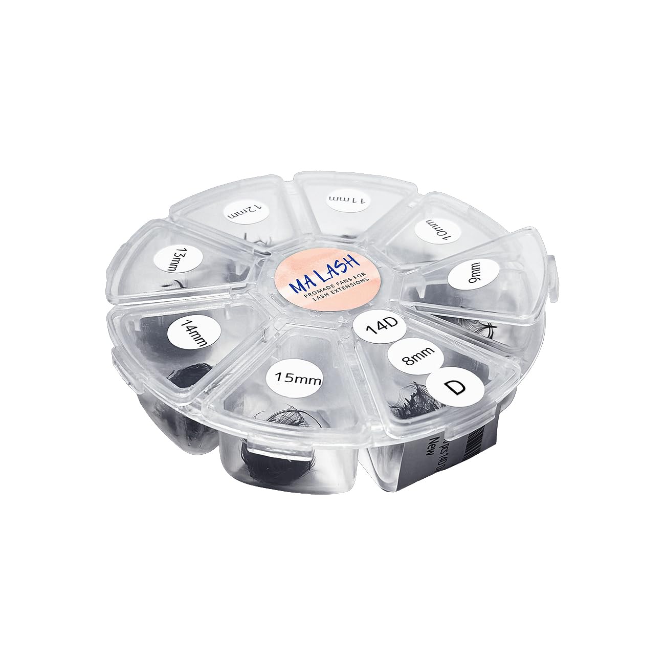 600 Premade Fans 14D Lash Extensions MIX 8-15mm by MA LASH