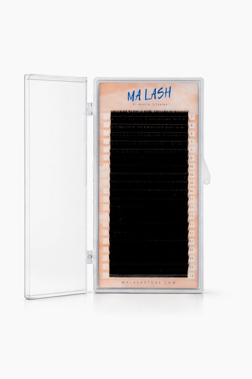 (MIXED) Black individual lash extensions 7-13mm 12 lines / 20 lines by MA LASH