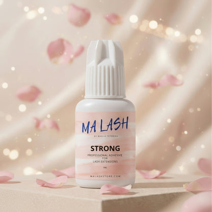 MA LASH STRONG Glue for Eyelash Extensions – Ultra-Fast Drying, Long Retention, Professional Use