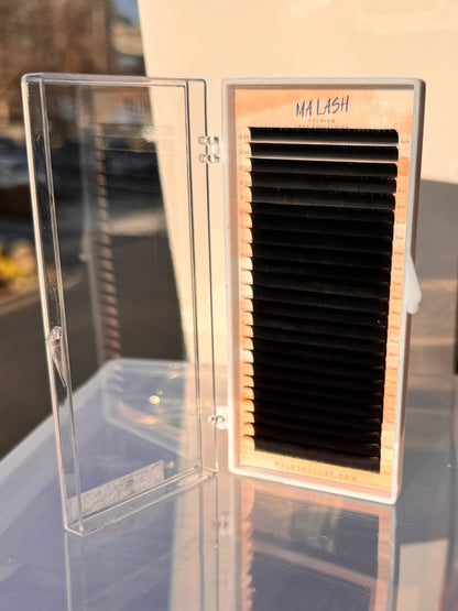 (MIXED) Black MA LASH individual lash extensions mix 6-13mm 24 lines