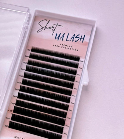 (MIXED) Short and Long lash extensions MA LASH 12 lines