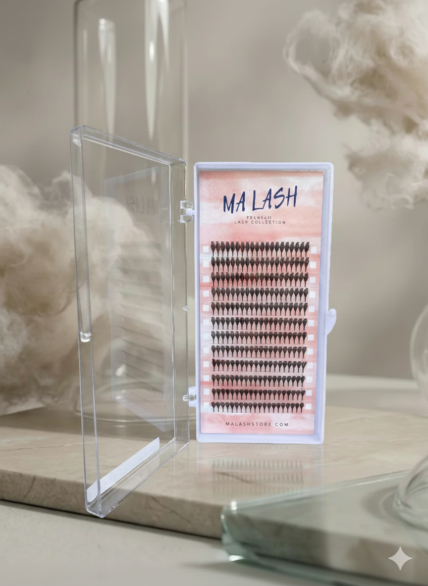 (Single length) Anime Spikes Black lashes 12 lines