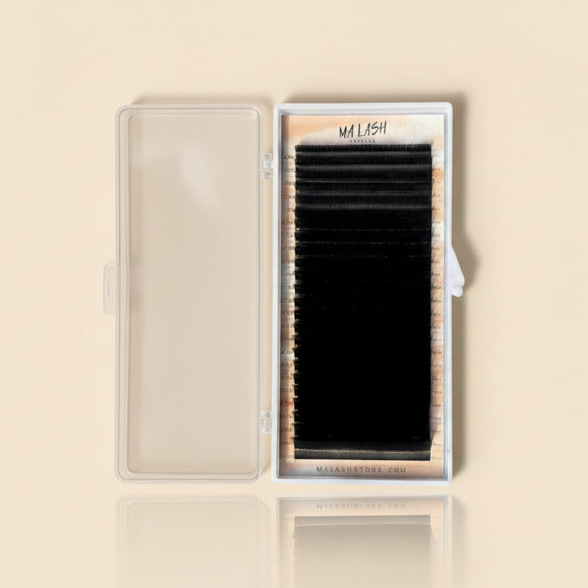 (MIXED) Black MA LASH individual lash extensions mix 6-13mm 24 lines