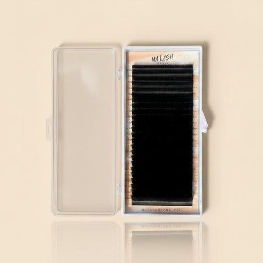(MIXED) Black MA LASH individual lash extensions mix 6-13mm 24 lines