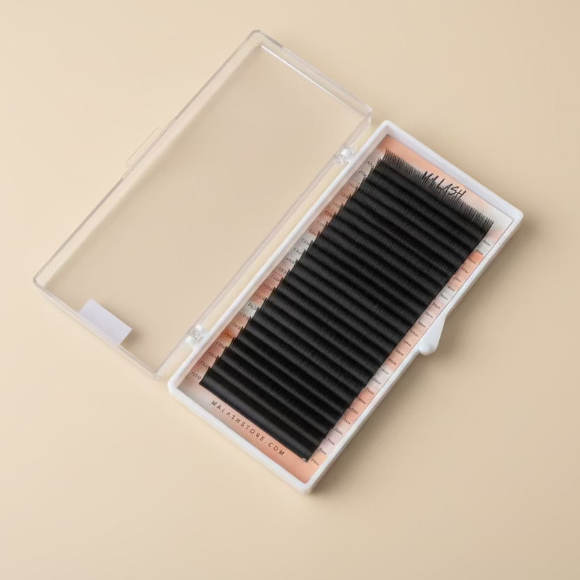 Single Length Individual Black Lash Extensions 24 Lines MA LASH single-length-individual-black-lash-extensions-24-lines-ma-lash