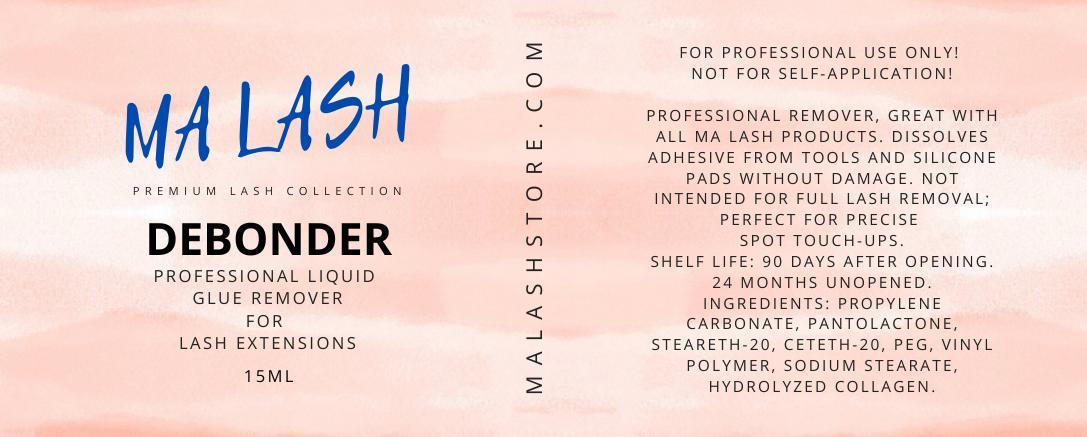 MA LASH DEBONDER Eyelash Extension Liquid Remover for Individual Lash Extensions