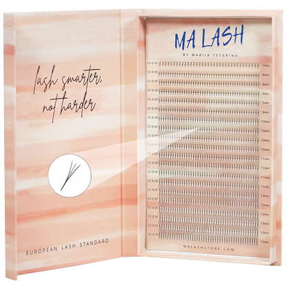 1200 Premade fans 5D lash extensions MIX 7-13mm by MA LASH