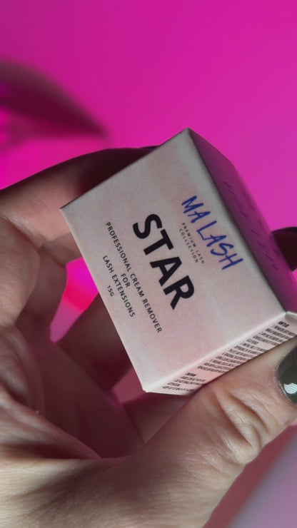 MA LASH STAR Cream Remover for Eyelash Extensions – Gentle and Effective Adhesive Remover