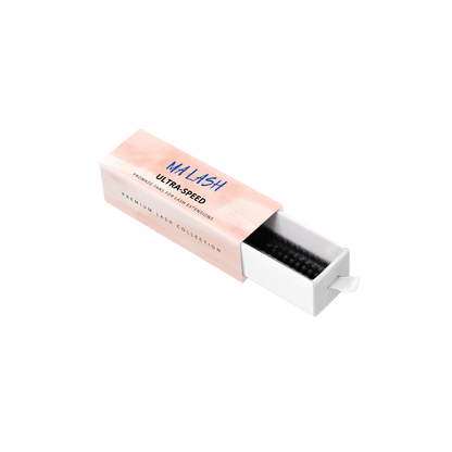 (Single Length) 8D ULTRA-SPEED 500 black/brown premade fans lash extensions MA LASH